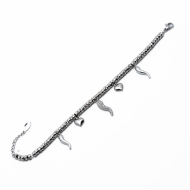 PULSERA ZO13524B PLATEADO Acero Inxidable 2C42