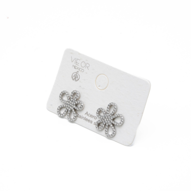 ARETES ZO14848E PLATEADO Acero Inxidable F51