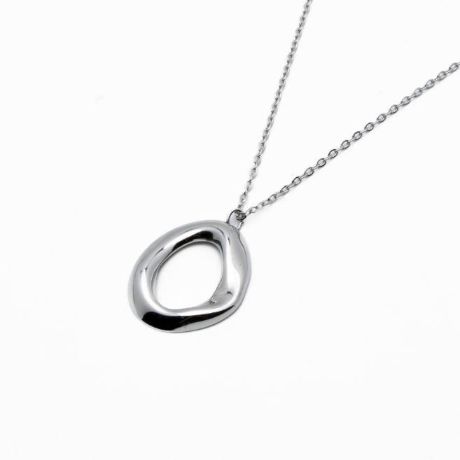 COLLAR ZO14365N PLATEADO Acero Inxidable E28