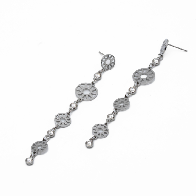 ARETES ZO14094E PLATEADO Acero Inxidable F51