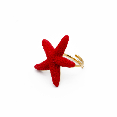 ANILLO ZO14437R DORADO ROJO Acero Inxidable 2A42