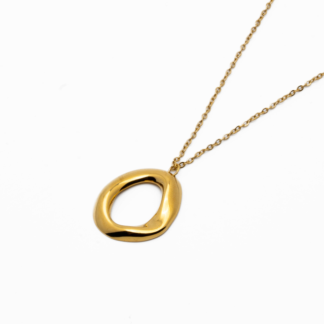 COLLAR ZO14365N DORADO Acero Inxidable E28