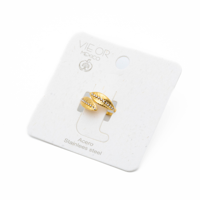 ANILLO ZO14129R DORADO Acero Inxidable A13