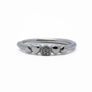 ANILLO ZO13740R PLATEADO Acero Inxidable A41