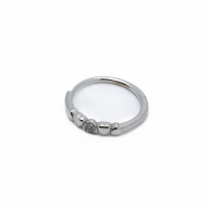 ANILLO ZO13740R PLATEADO Acero Inxidable A41