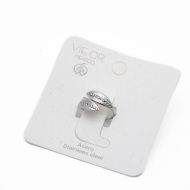 ANILLO ZO14129R PLATEADO Acero Inxidable A13