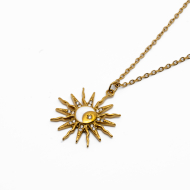 COLLAR ACERO ZO11765N Dorado -E22 2D31