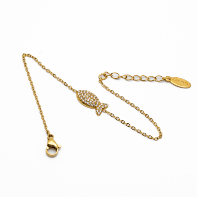 PULSERA ZO13406B DORADO Acero Inxidable 2B41