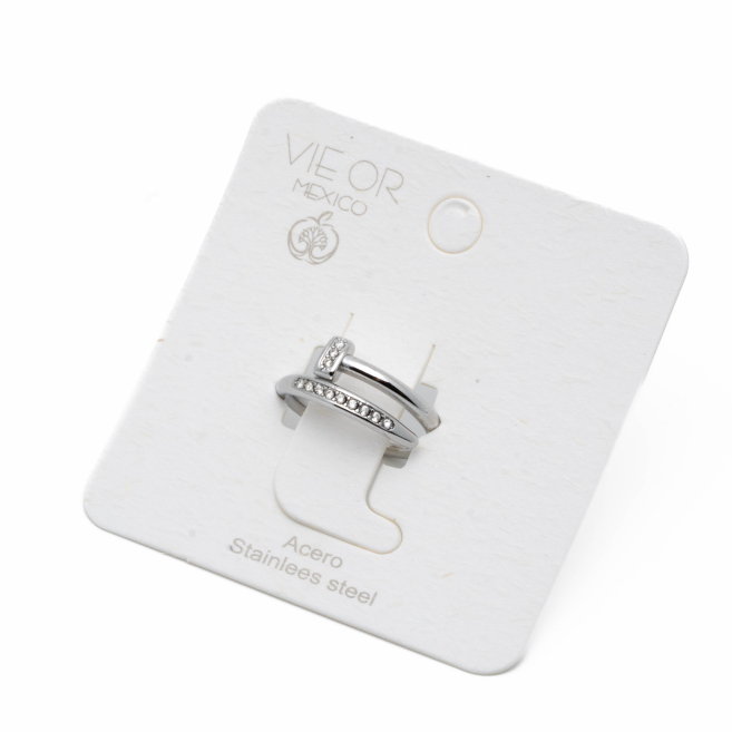 ANILLO ZO15171R PLATEADO Acero Inxidable A310