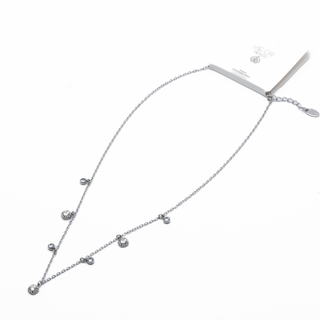 COLLAR ZO14917N PLATEADO Acero Inxidable 2D42