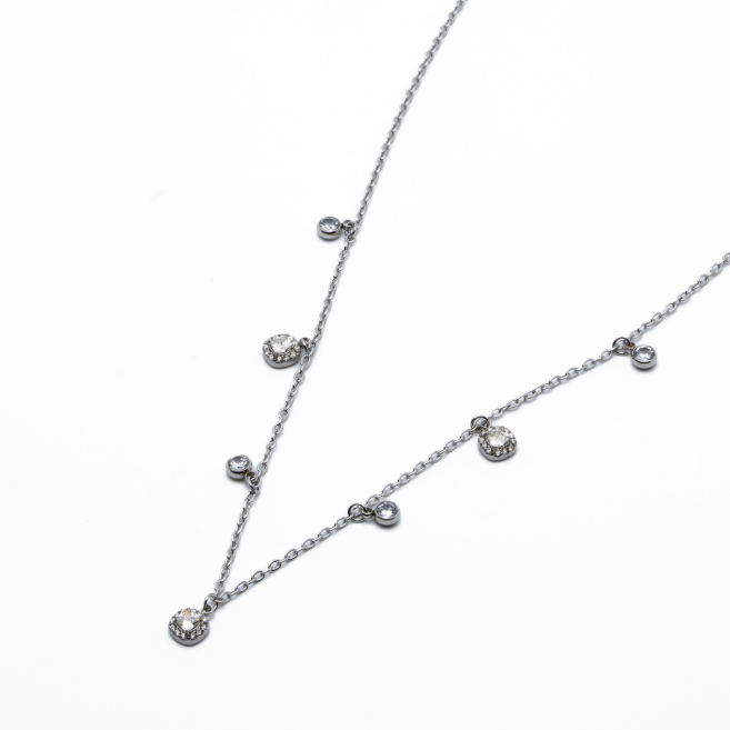 COLLAR ZO14917N PLATEADO Acero Inxidable 2D42