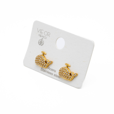 ARETES ZO14824E DORADO Acero Inxidable F32