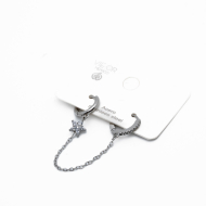 ARETES ZO13954E PLATEADO Acero Inxidable F51