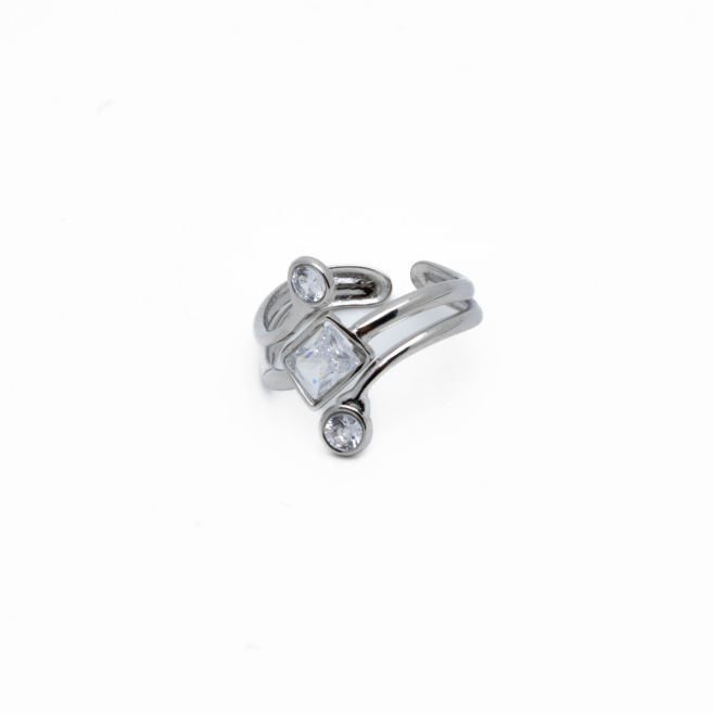 ANILLO ZO14141R PLATEADO Acero Inxidable A22