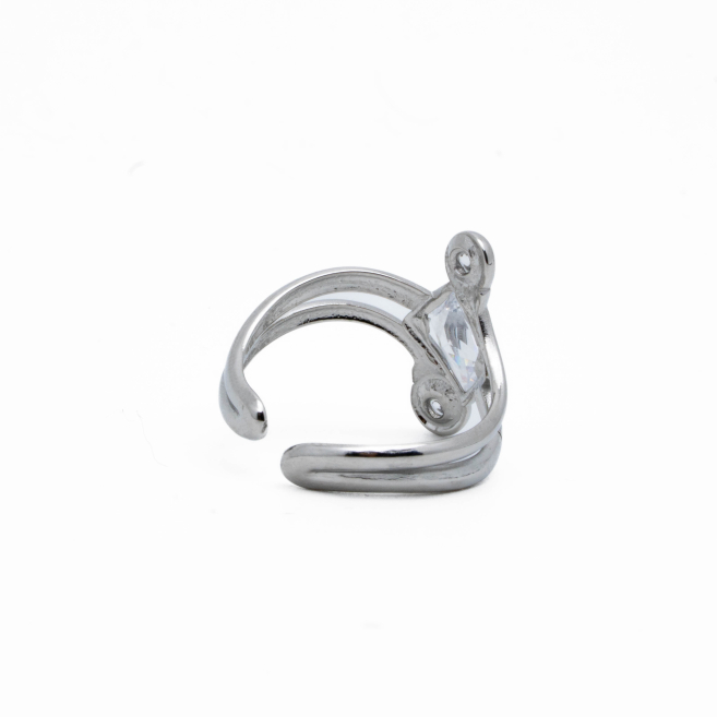 ANILLO ZO14141R PLATEADO Acero Inxidable A22
