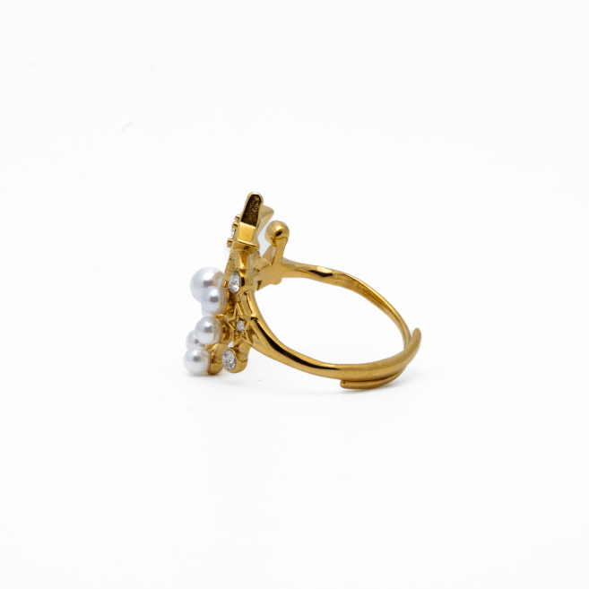 ANILLO ZO13737R DORADO Acero Inxidable 2A41