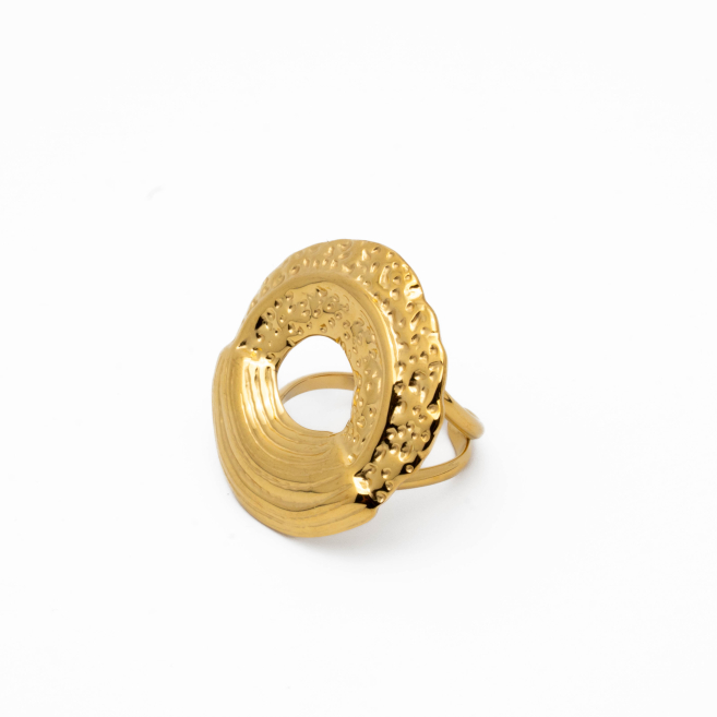 ANILLO ZO14807R200 DORADO Acero Inxidable A47
