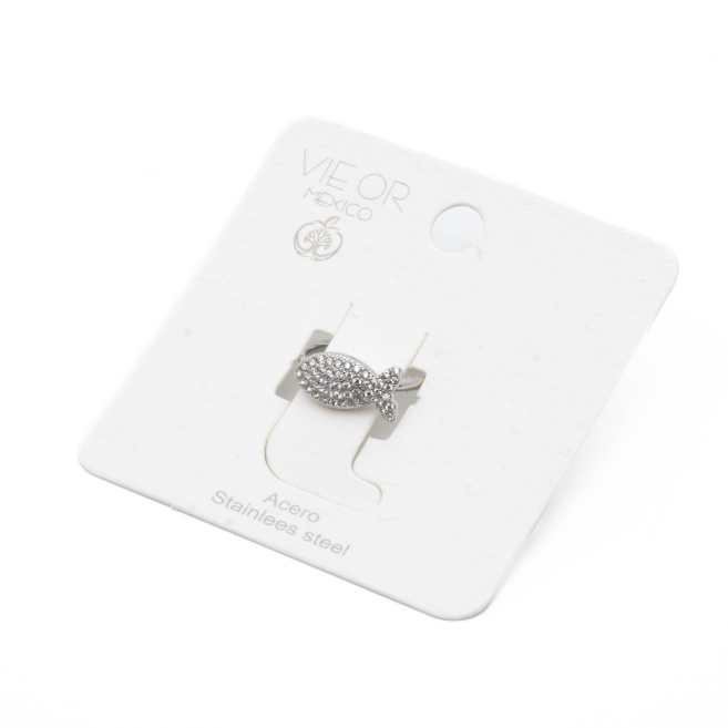 ANILLO ZO13408R PLATEADO Acero Inoxidable A310