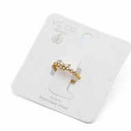 ANILLO ZO13681R DORADO Acero Inxidable A41