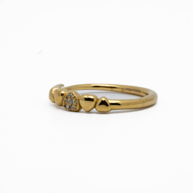 ANILLO ZO13740R DORADO Acero Inxidable A41