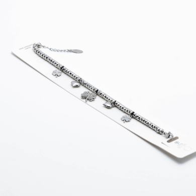 PULSERA ZO13523B PLATEADO Acero Inoxidable 2C41