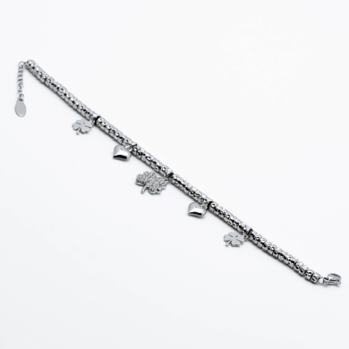 PULSERA ZO13523B PLATEADO Acero Inoxidable 2C41