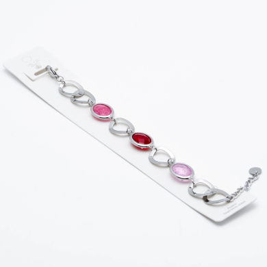 PULSERA ZO13940B PLATEADO ROSA Acero Inoxidable 2B310