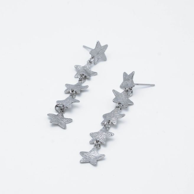 ARETES ZO14398E350 PLATEADO Acero Inoxidable G27
