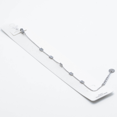 PULSERA ZO13703B PLATEADO Acero Inoxidable 2B12