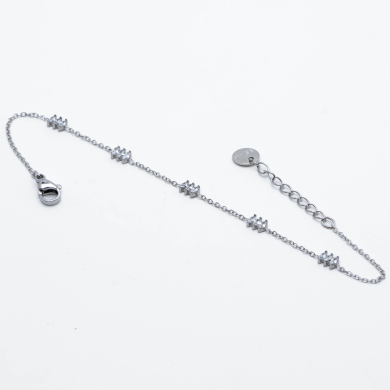 PULSERA ZO13703B PLATEADO Acero Inoxidable 2B12