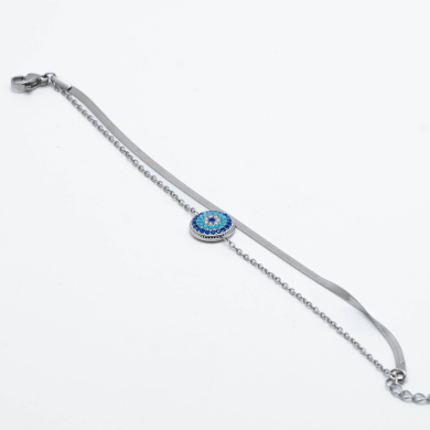 PULSERA ZO13860B PLATEADO Acero Inoxidable 2B36