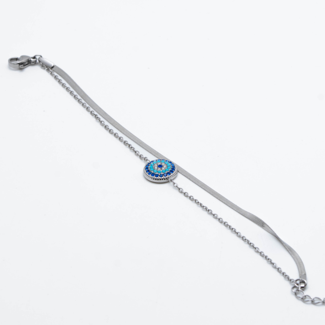 PULSERA ZO13860B PLATEADO Acero Inoxidable 2B36