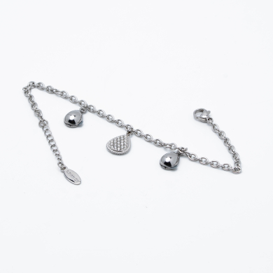 PULSERA ZO13330B PLATEADO Acero Inoxidable 2B47