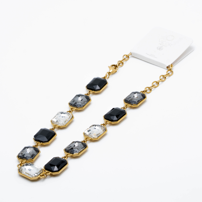 COLLAR ZO13850N DORADO NRGRO Acero Inoxidable E46
