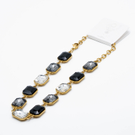 COLLAR ZO13850N DORADO NRGRO Acero Inoxidable E46