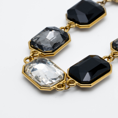 COLLAR ZO13850N DORADO NRGRO Acero Inoxidable E46