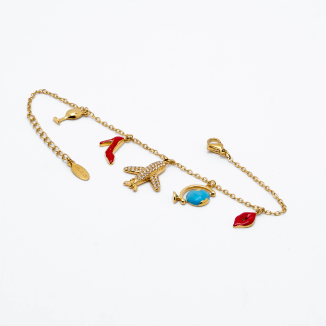 PULSERA ZO13457B DORADO Acero Inoxidable 2C34