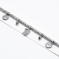 PULSERA ZO13522B PLATEADO Acero Inoxidable 2C41
