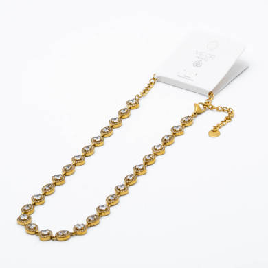 COLLAR ZO13630N PLATEADO BLANCO Acero Inoxidable E43