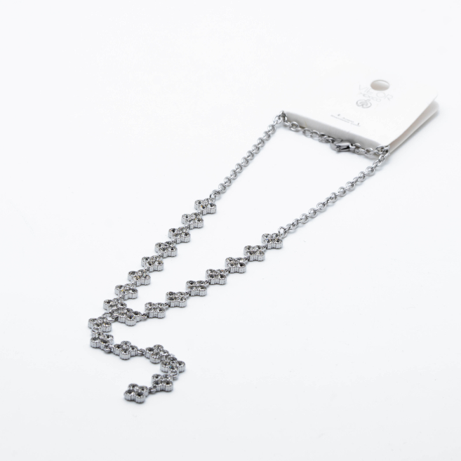 COLLAR ZO15013N DORADO BLANCO Acero Inoxidable 2D16