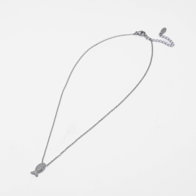 COLLAR ZO13407N PLATEADO Acero Inxidable E29