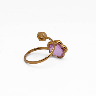 ANILLO ZO14521R/10MM DORADO ROSA Acero Inxidable A29