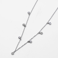 COLLAR ZO14903N PLATEADO Acero Inxidable 2D210