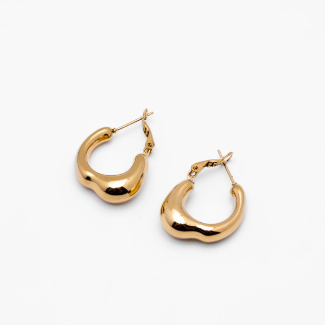 ARETES ZO12919E DORADO Acero Inxidable F26