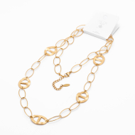 COLLAR ZO13435N DORADO Acero Inxidable 2D36