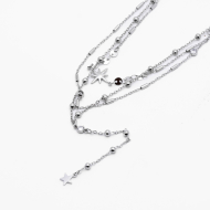 COLLAR ZO14095N PLATEADO Acero Inxidable 2D47