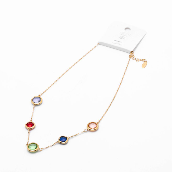 COLLAR ZO13493N DORADO Acero Inoxidable E14