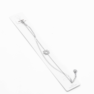 PULSERA ZO13855B PLATEADO Acero Inoxidable 2B36