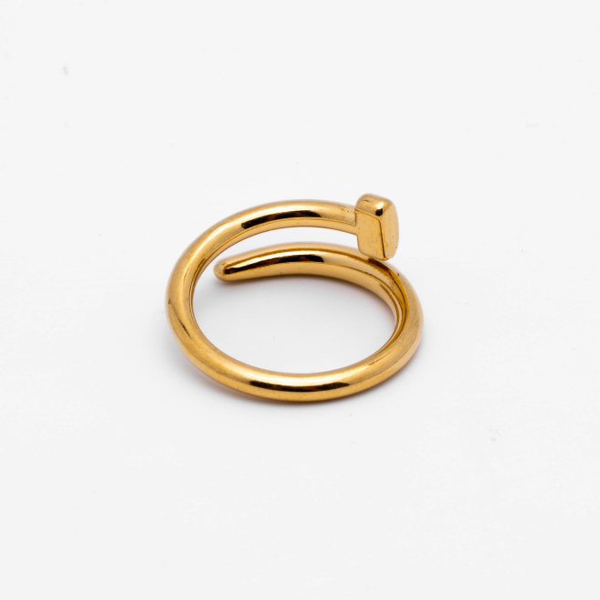 ANILLO ZO13516R DORADO Acero Inxidable A41