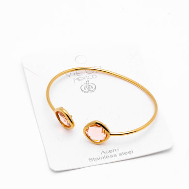 BRAZALETE ZO14493B DORADO BEIS Acero Inxidable 2C22